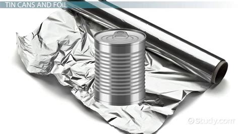 where can i find tin metal eound the house|how to find tin.